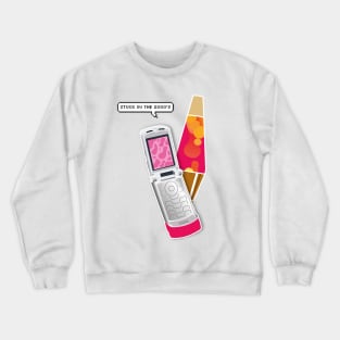 Stuck in the 2000's - Lava Lamp Motorola Razr Crewneck Sweatshirt